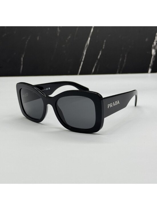 Prada PRA08S 1AB5S0 Black Women Sunglasses Authentic NEW main image 5